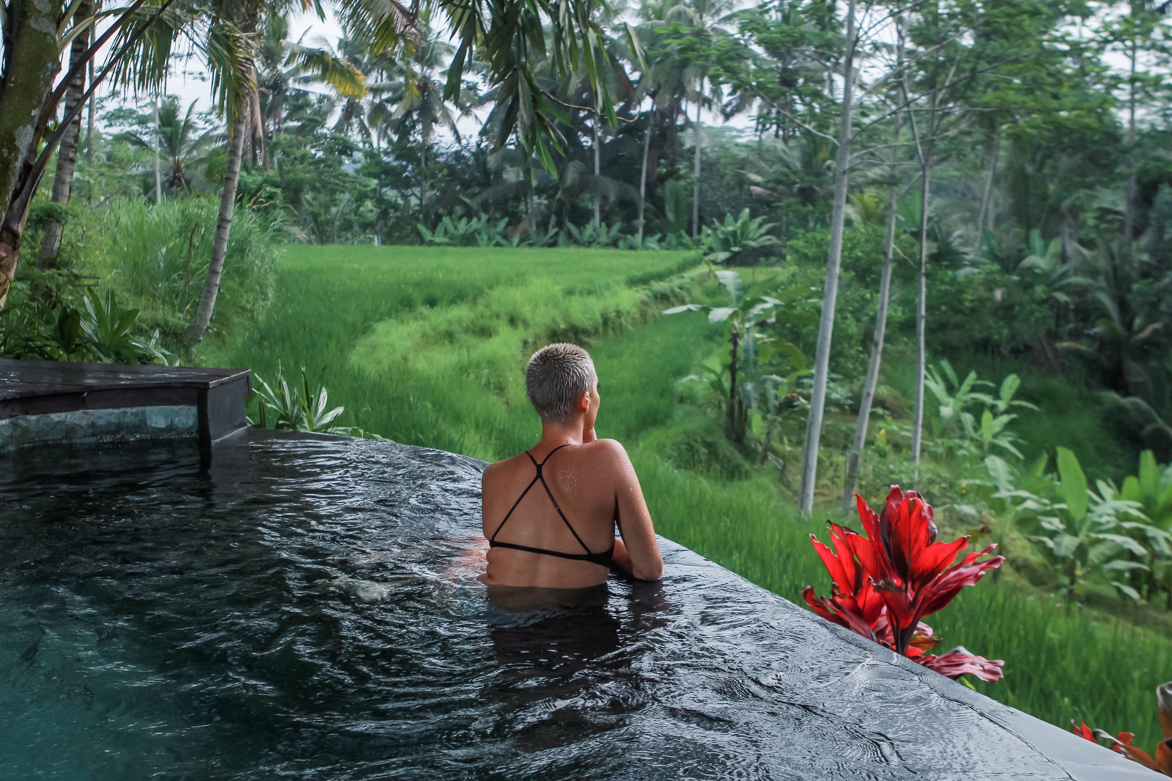 Surya at Masakali view of the pool